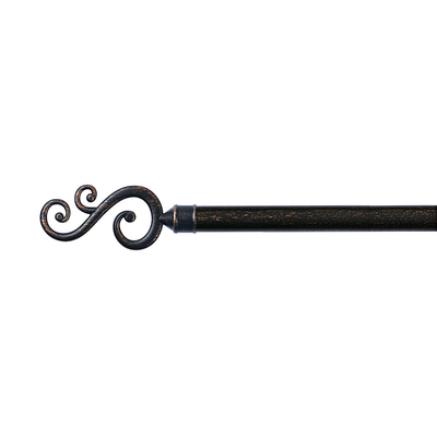 OEM 6 meters Length Pipe Curtain Rods With Metal Iron Curtain Poles