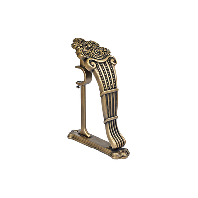 Window Metal Luxury Curtain Poles Silver Adjustable Iron Curtain Rods