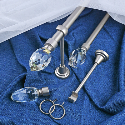 Qualität Aluminiumvorhang-Rod Accessories Crystal Series Decorative-Kopf usine